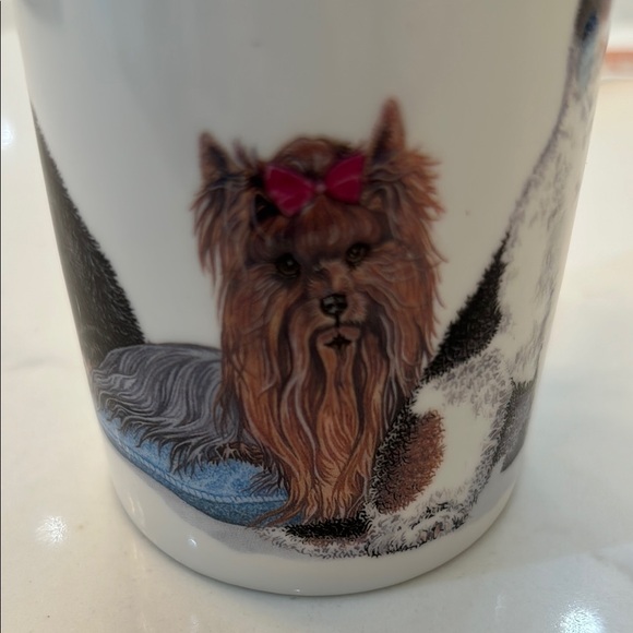 Fine bone English China Roy Kirkham White and Black Dog mug - Picture 9 of 10